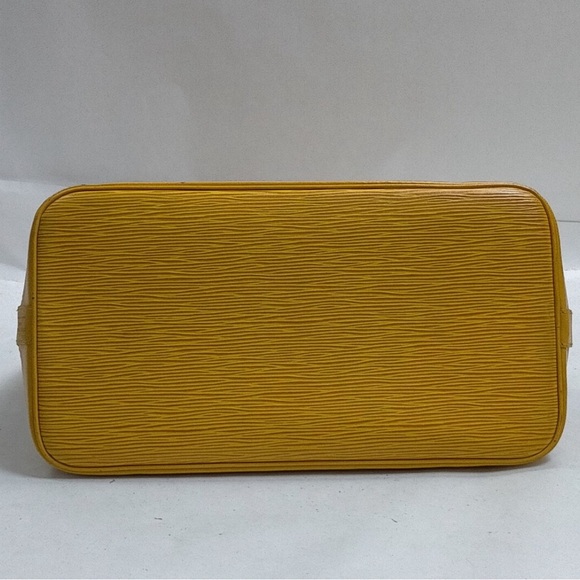 Authentic Louis Vuitton Epi Alma PM Hand Bag Tassili Yellow đź’ť - Picture 5 of 8